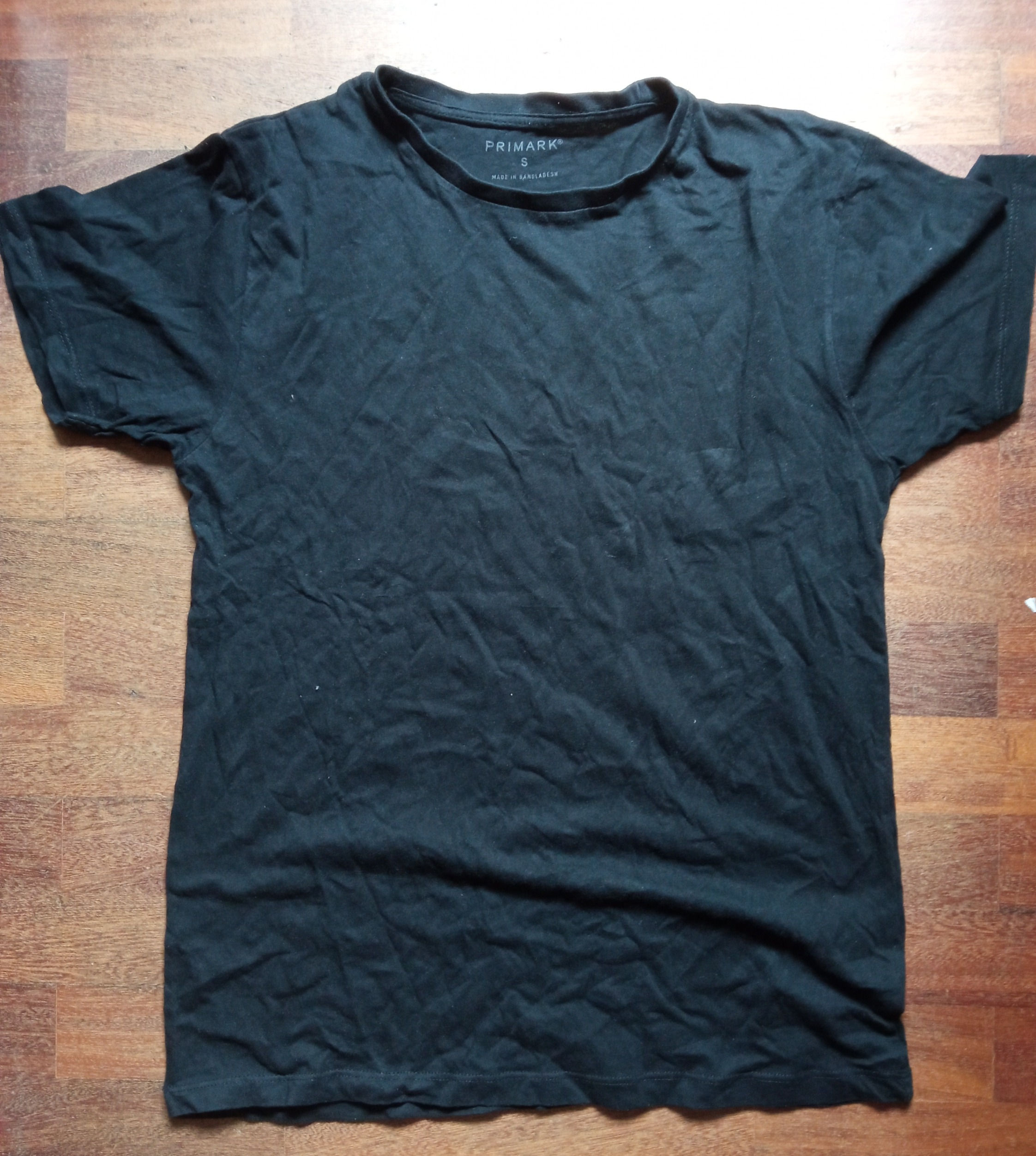 Camisetas basic black tallas m l pull primark