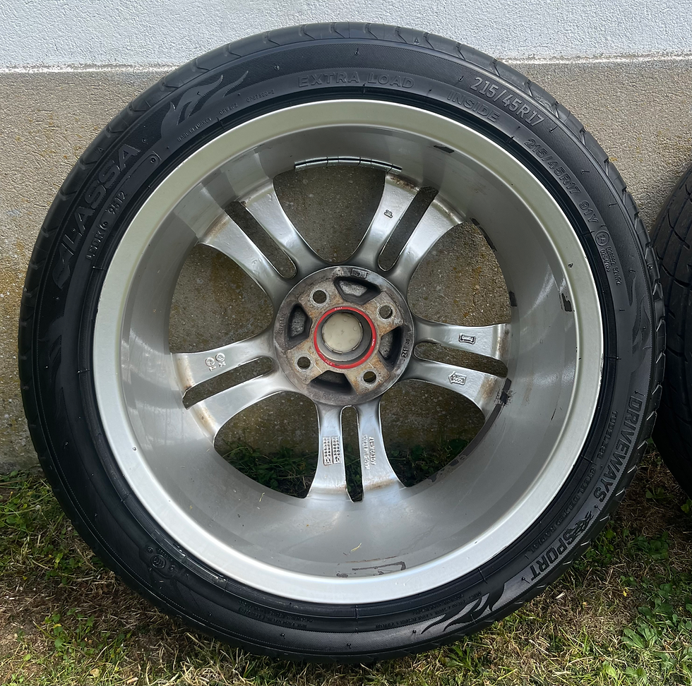 Mémondeo - Jante alu 17 pouces 1000miglia + pneus Neuf 215/45R17