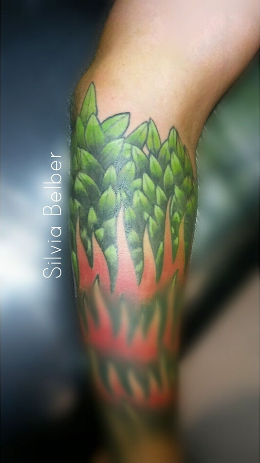 Hojas verdes / Green sleves