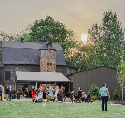 Guests enjoying a lively birthday celebration with custom décor at Emerson Lounge