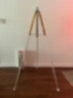 KraftGeek Inspire Easel extended to full height showing maximum tripod reach for standing plein air painting