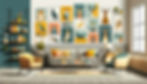 Modern Interior Featuring Animal Art Prints