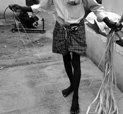 Slicing Banana fibre