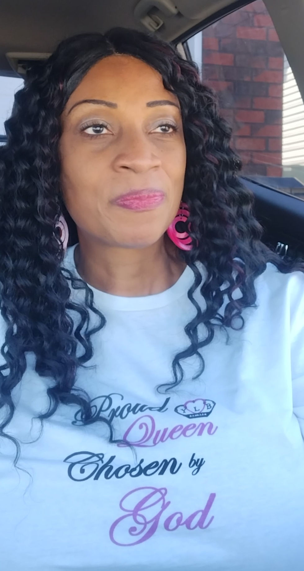 Thumbnail: Proud Queen Chosen by God YLB Collection Women Empowering Unisex T-Shirt