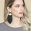 Thumbnail: Oversized Tassel Drop Earrings Multiple Beautiful Colors