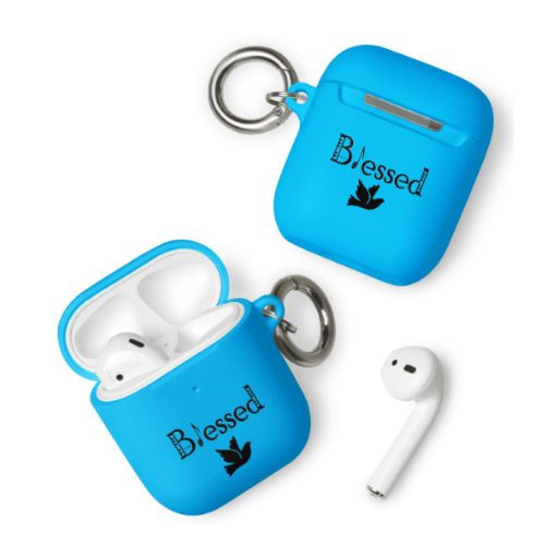 Thumbnail: Blessed Custom Rubber Case for AirPods
