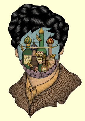 Illustration of Venedikt Jerofejev