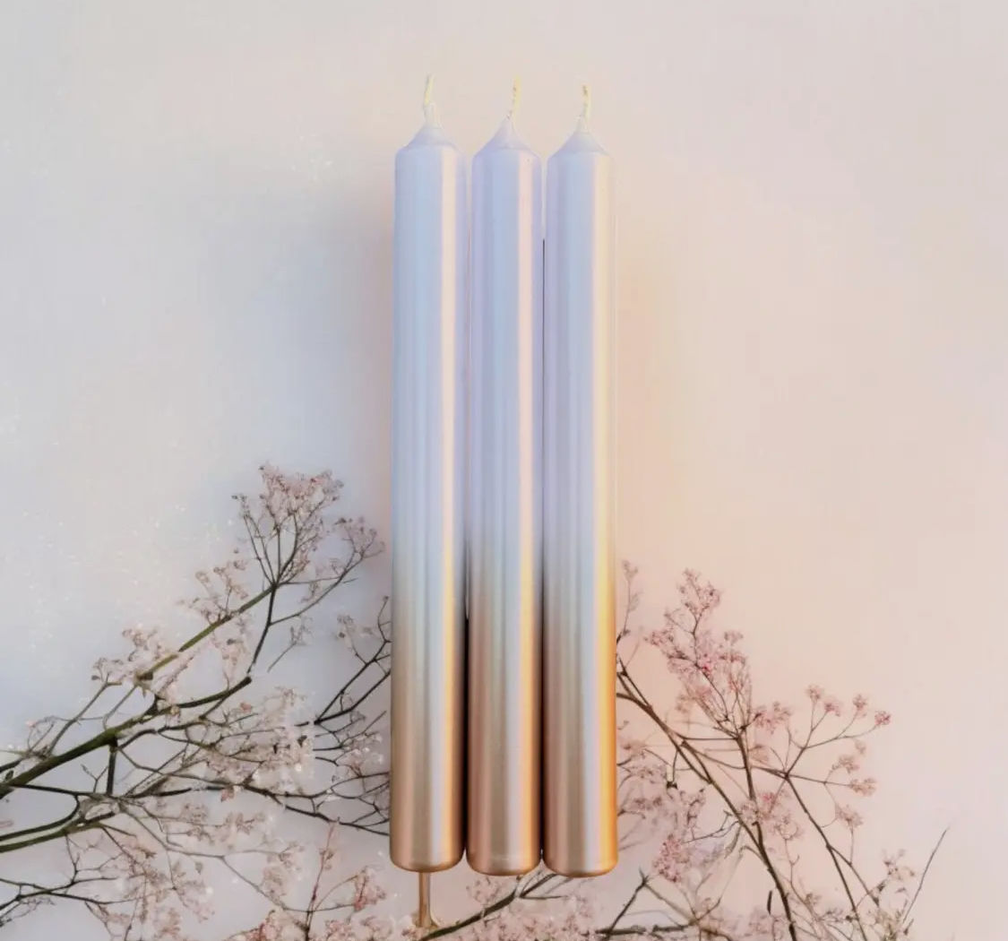 Bougie Tie and dye Noël glamour 