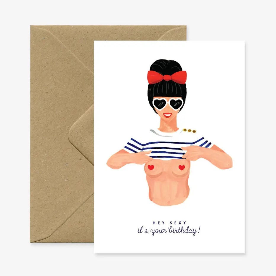 Carte postale Salut Sexy