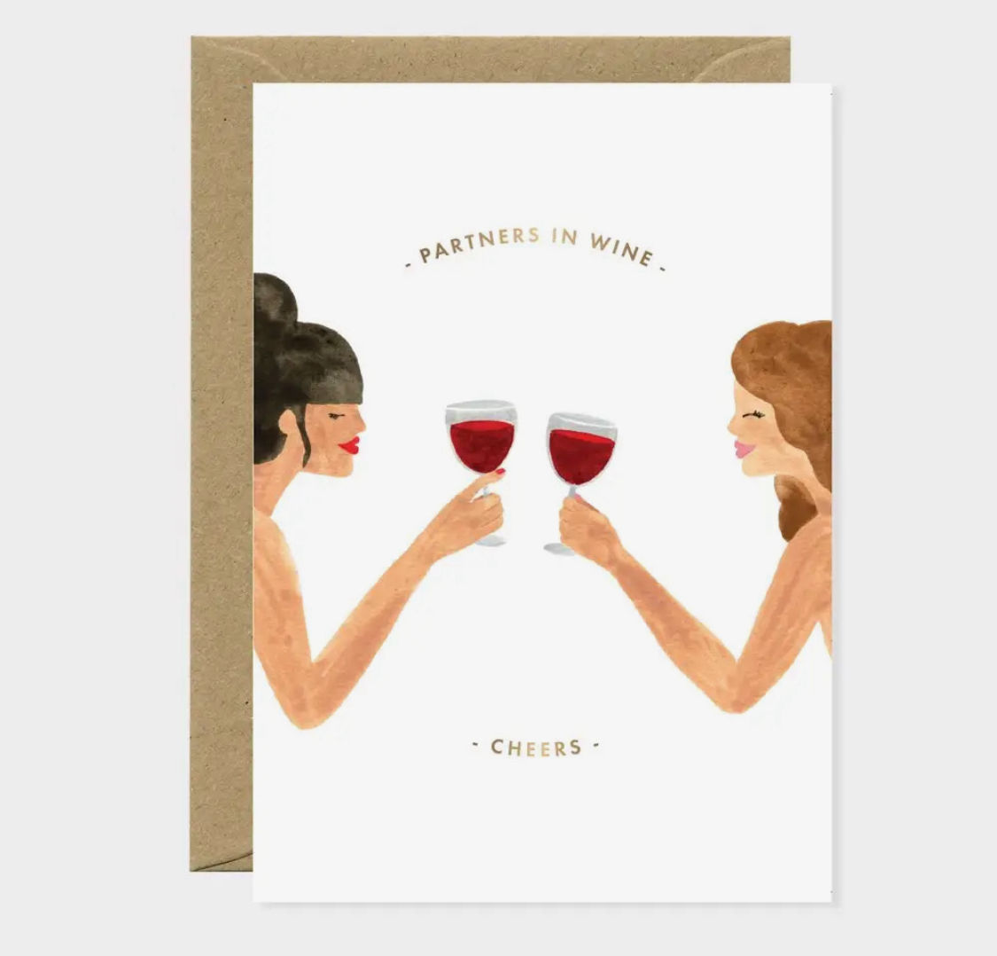                      Carte postale  Partenaire de vin