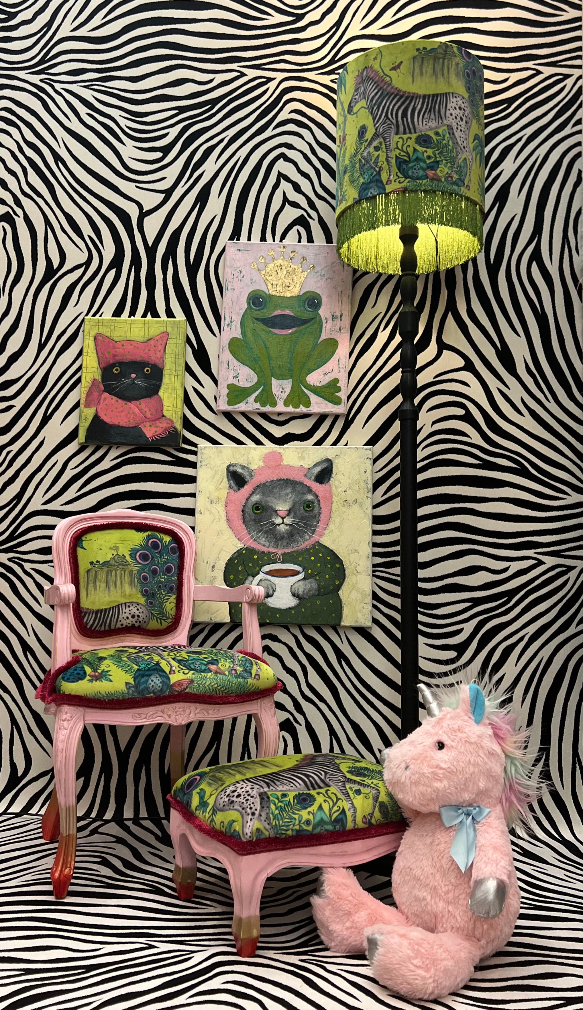 KINDERSESSEL MIT HOCKER