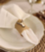 Tovagliolo con ferma tovagliolo a forma di cervo