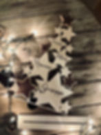 Stella di Natale con nomi: Rebecca, Alice, Giuseppe