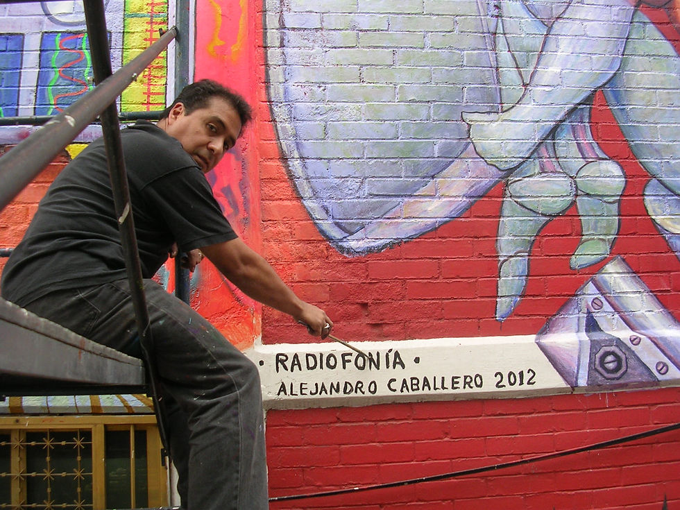 Alejandro Caballero , en la Fortaleza  de Tepito 