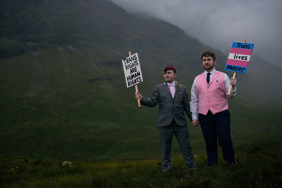 Gender-affirming waistcoat, suits for queer people