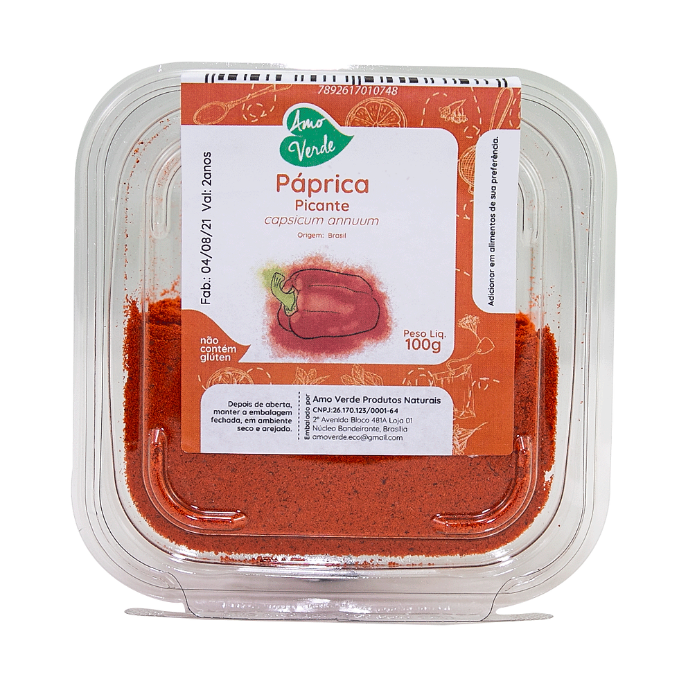Miniatura: Páprica picante 100g - Amo Verde 