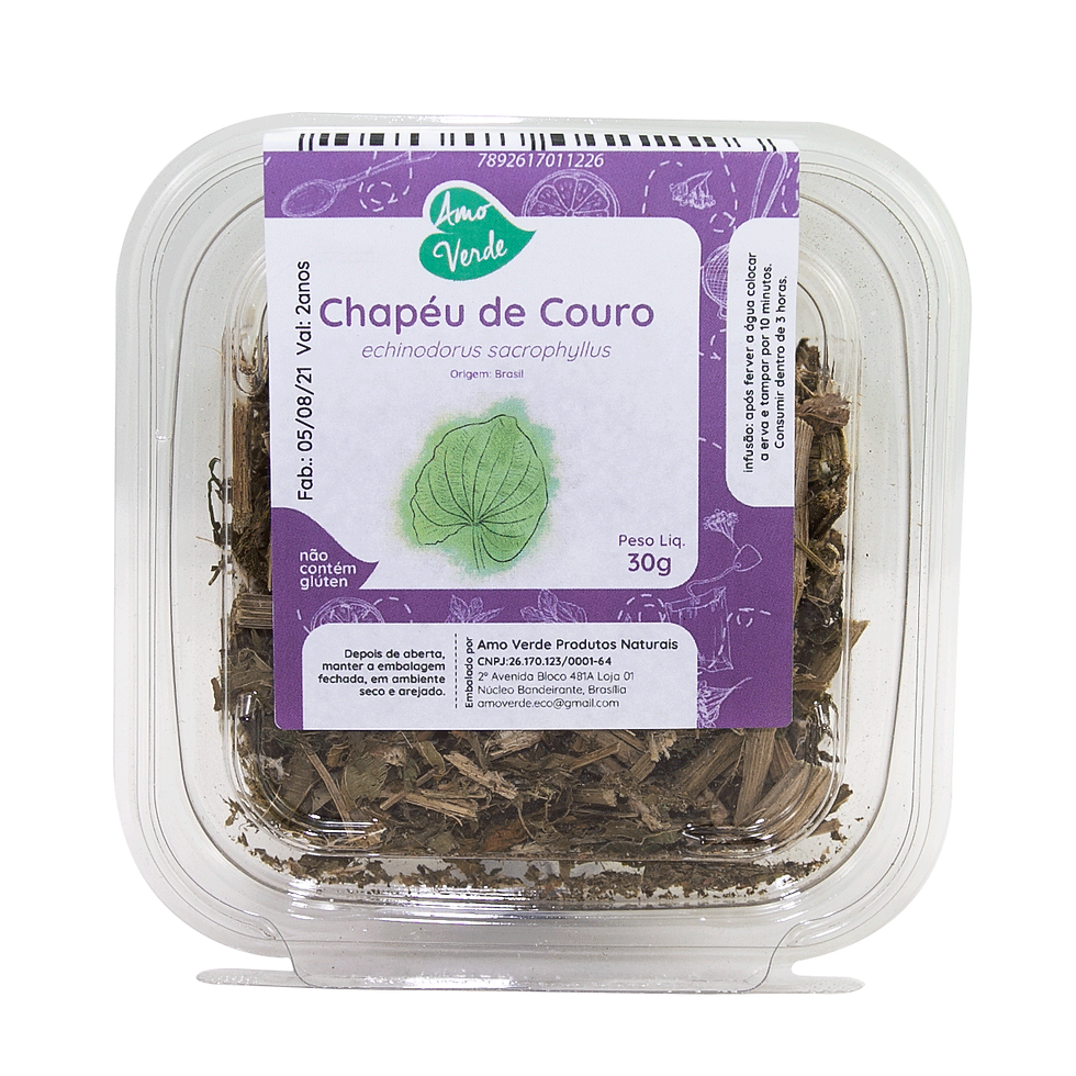 Chapéu de Couro 30g - Amo Verde