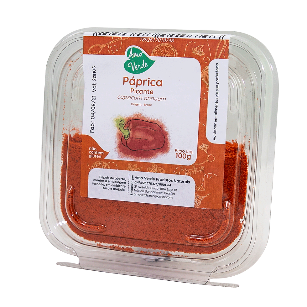 Miniatura: Páprica picante 100g - Amo Verde 