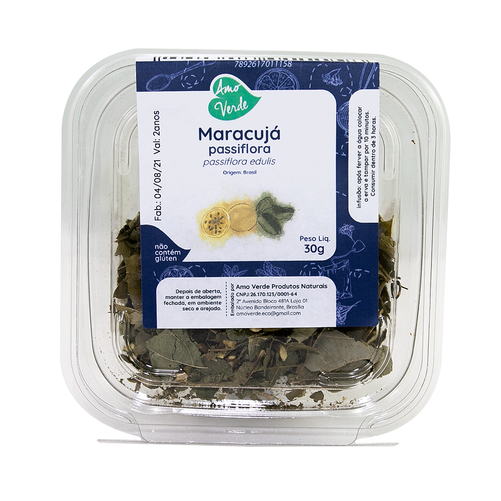 Maracujá Passiflora 30g - Amo Verde