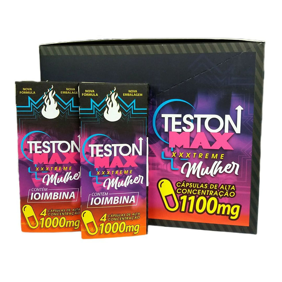 Miniatura: KIT 2 CX - Teston Woman Sex Energy Power-C 1000mg 10x4 cáps CAIXA 