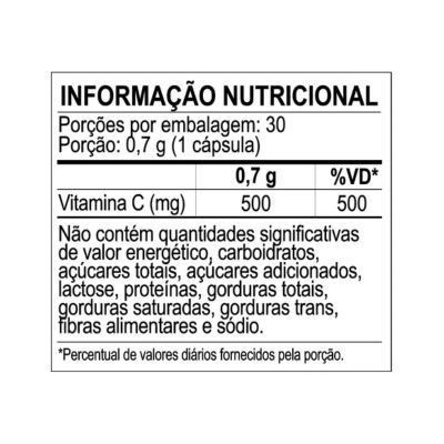 Miniatura: Vitamina C Ácido Ascórbico 30 Caps - Sanavita