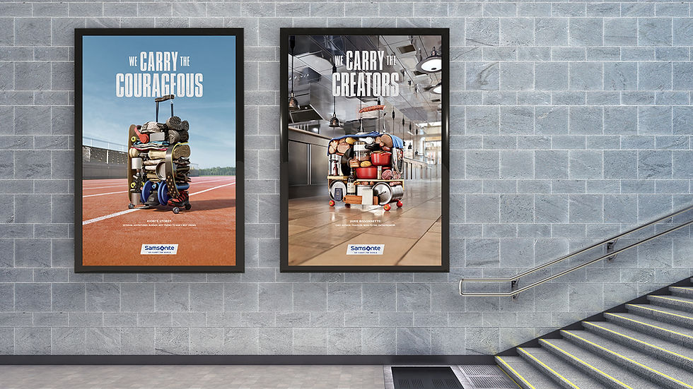 Samsonite: We Carry The World OOH