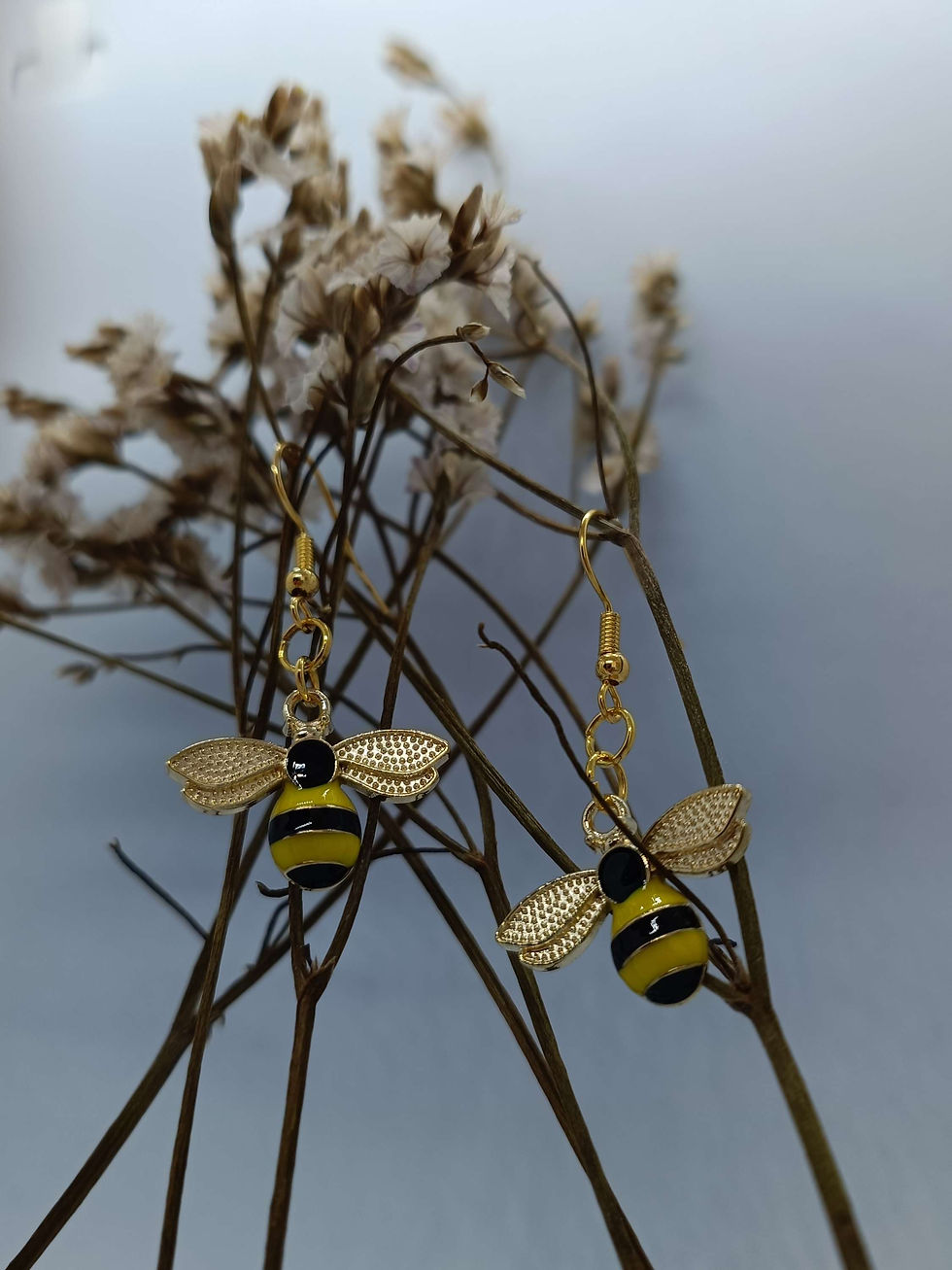 Miniatura: Pendientes con forma de abeja