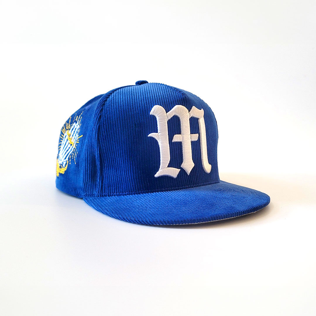 M-Town™ "These Hands" Corduroy Hat - Blue
