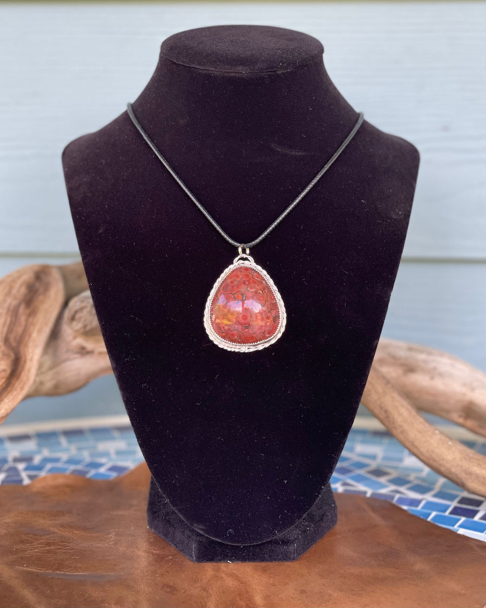 Pair of Poppies Pendant