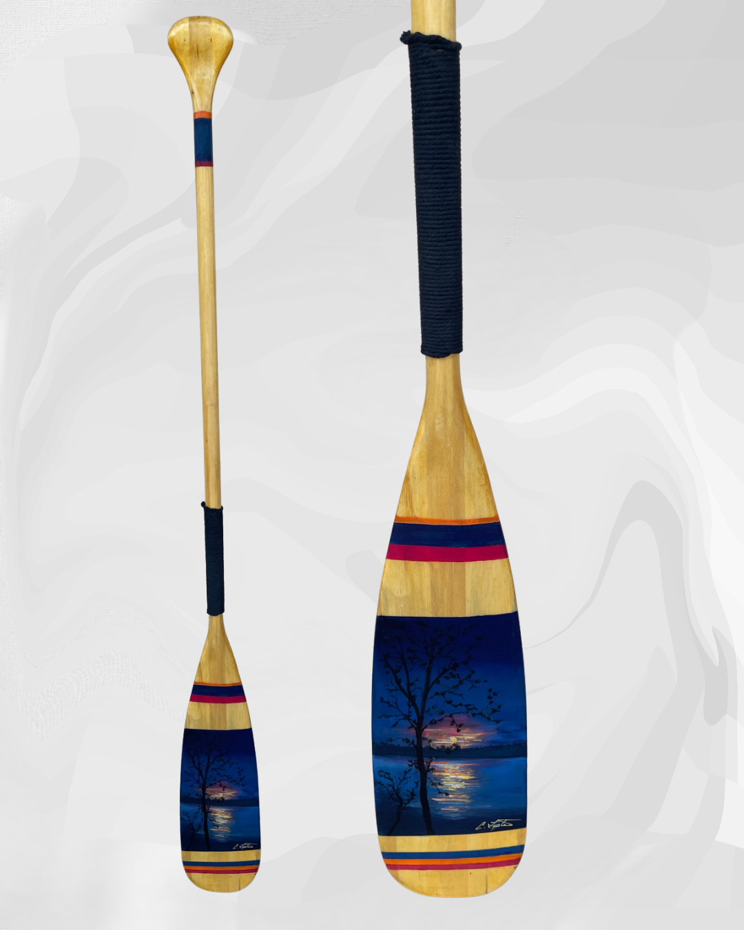 Lakeside in Indigo - The Paddle Collection