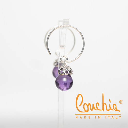 Orecchini In Argento 925 Con Ametista Verde Riyo - Gioielli Artigianali, Regalo Per Lei