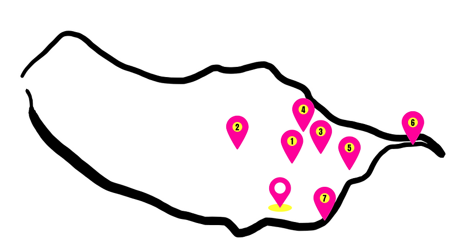 Madeira guide map East
