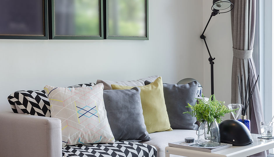 Cushions on the Sofa