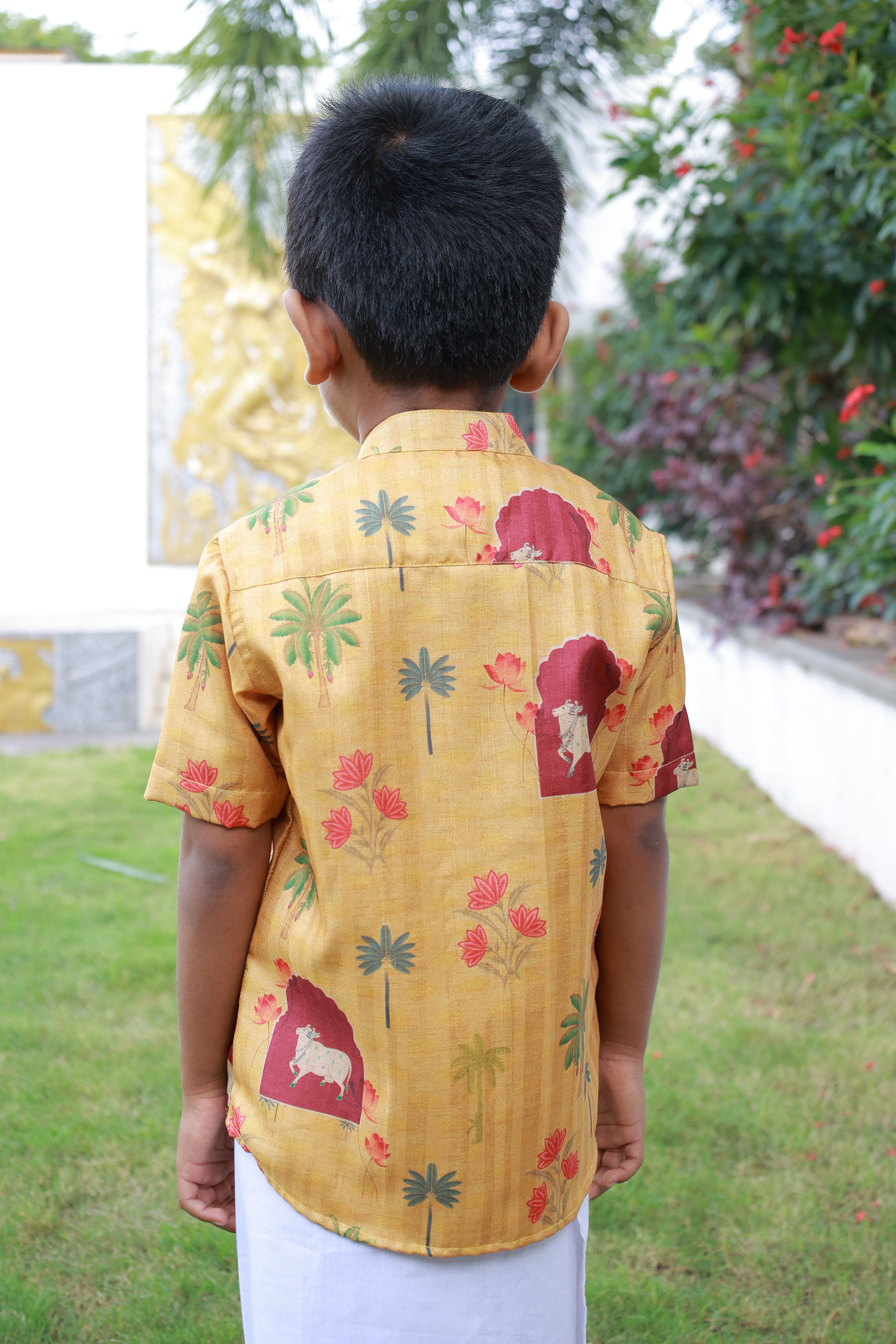 The Mustard Pichwai Shirt