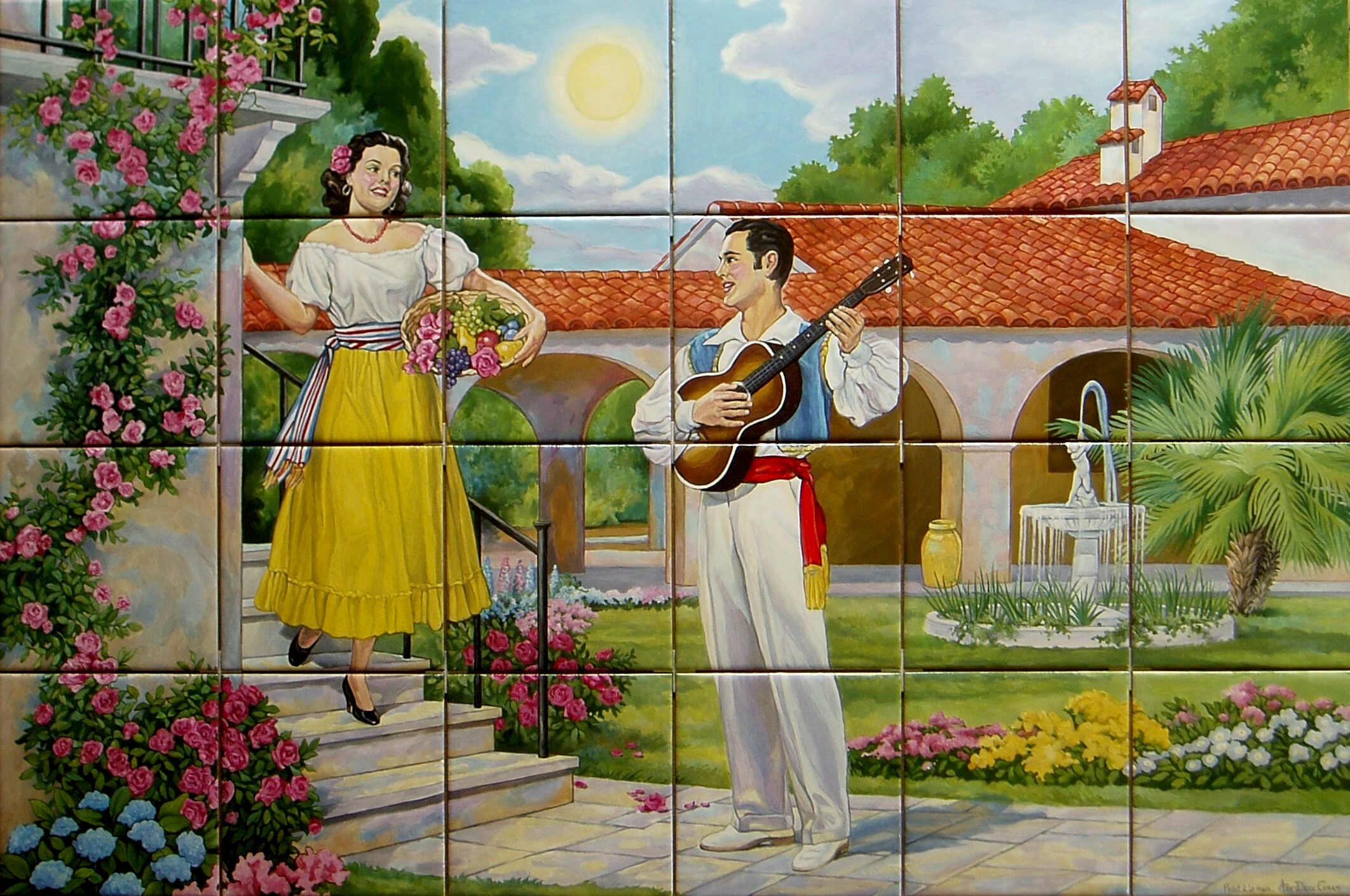 Decor Fresque Ceramiques Du Beaujolais Faiences Et Terre Cuite
