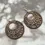 Thumbnail: Vintage Simple Boho Style Round Wooden Pendants Earrings