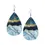 Thumbnail: Bohemian Style Water Drop Blue Hook Earrings