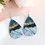 Thumbnail: Bohemian Style Water Drop Blue Hook Earrings
