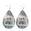 Thumbnail: Double-sided Perfectly Imperfect Retro Drop Earrings