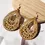 Thumbnail: Bohemian Style Wooden Hollow Pattern Drop Dangle Earrings