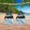 Thumbnail: Bohemian Style Water Drop Blue Hook Earrings