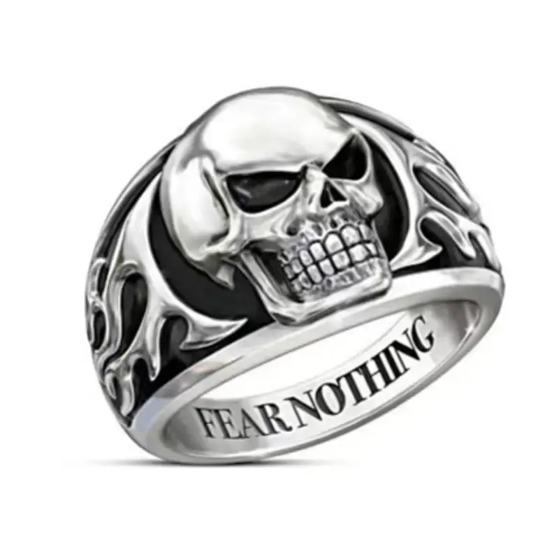 Punk Style Men's Fashion Wedding Band Ring