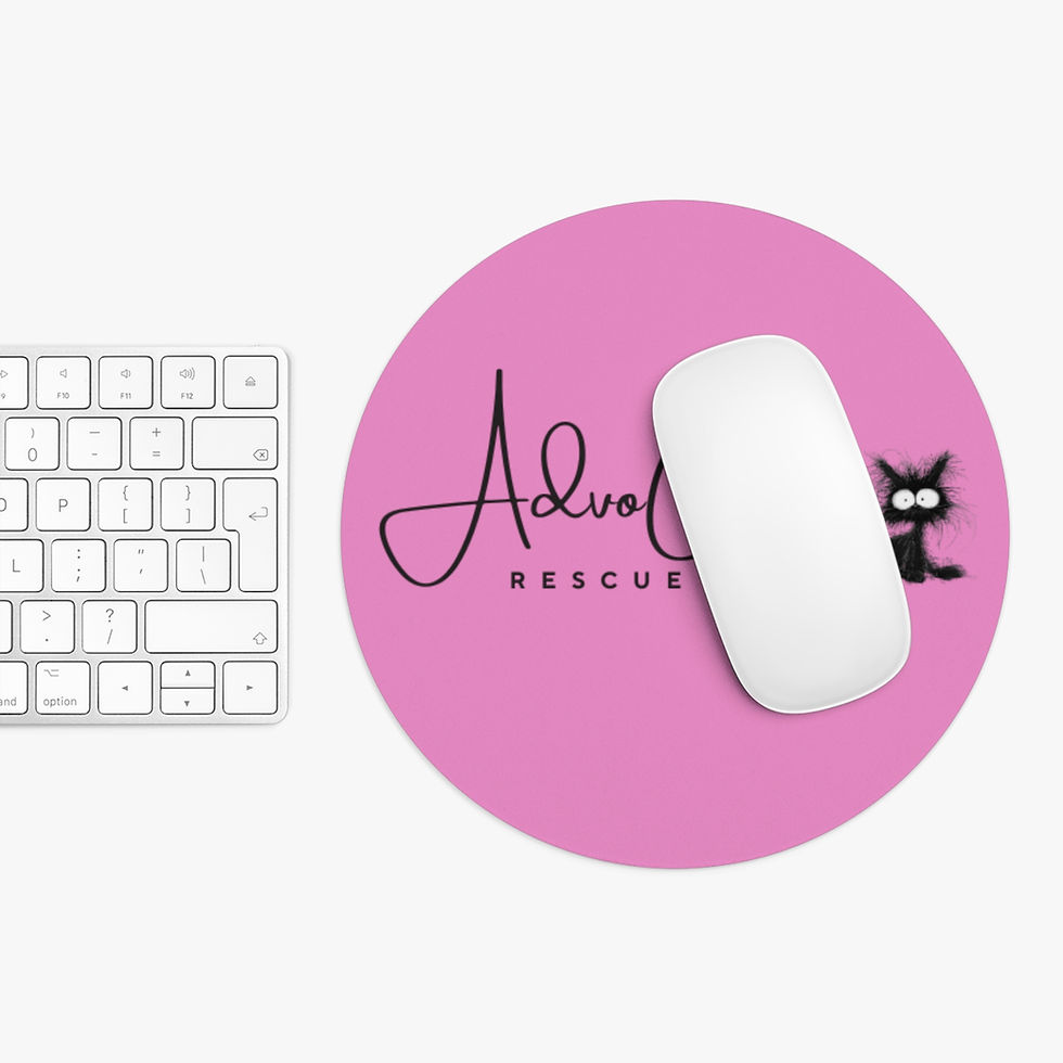 Thumbnail: AdvoMouse Pad - Pink - Round or Rectangle