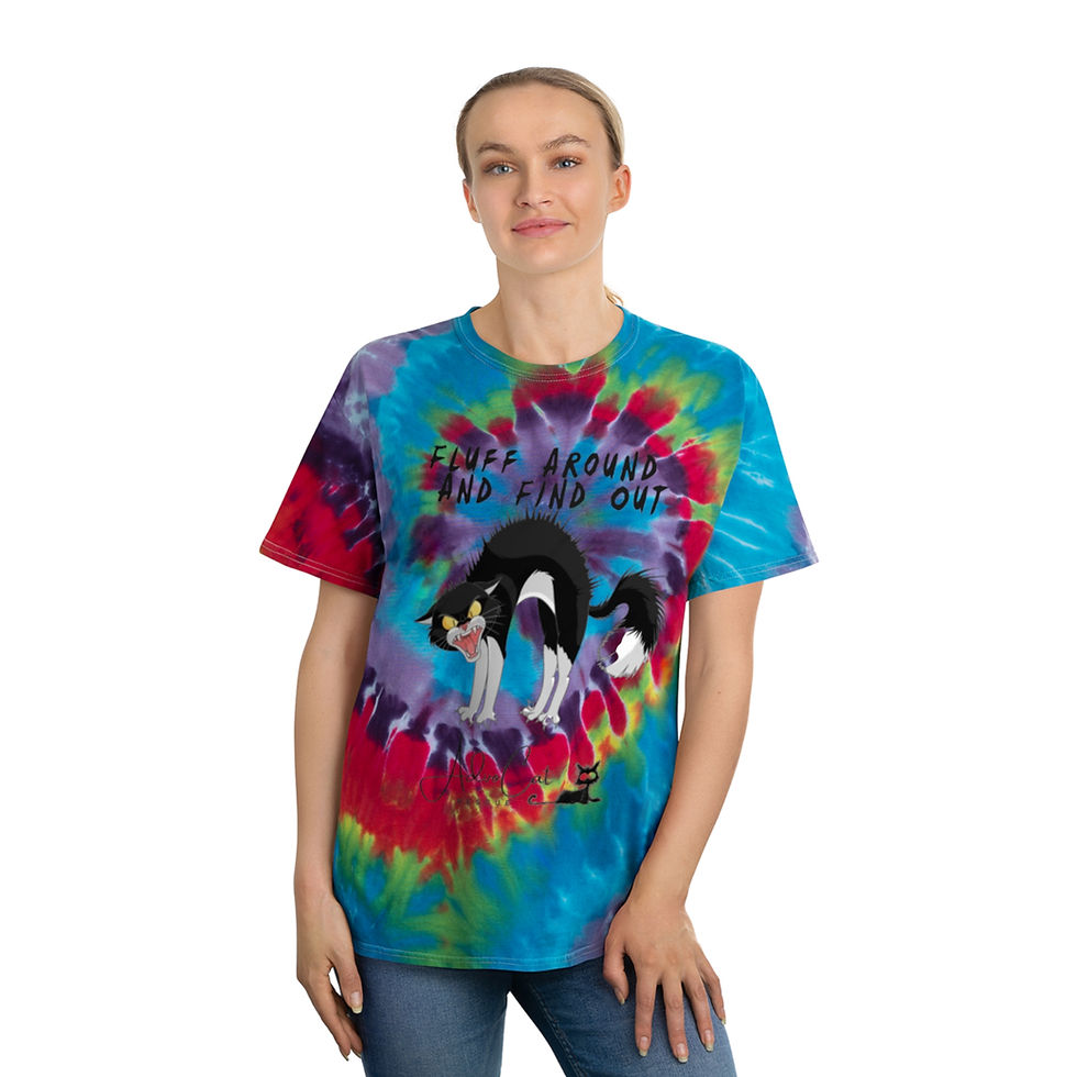 Thumbnail: Feralicious Finds: "Fluff Around & Find Out" Tie-Dye Tee 