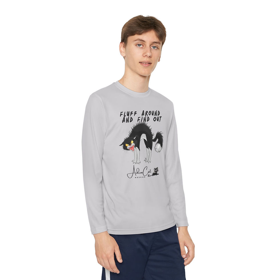 Thumbnail: Fluff Around and Find Out - Youth Long Sleeve T-Shirt