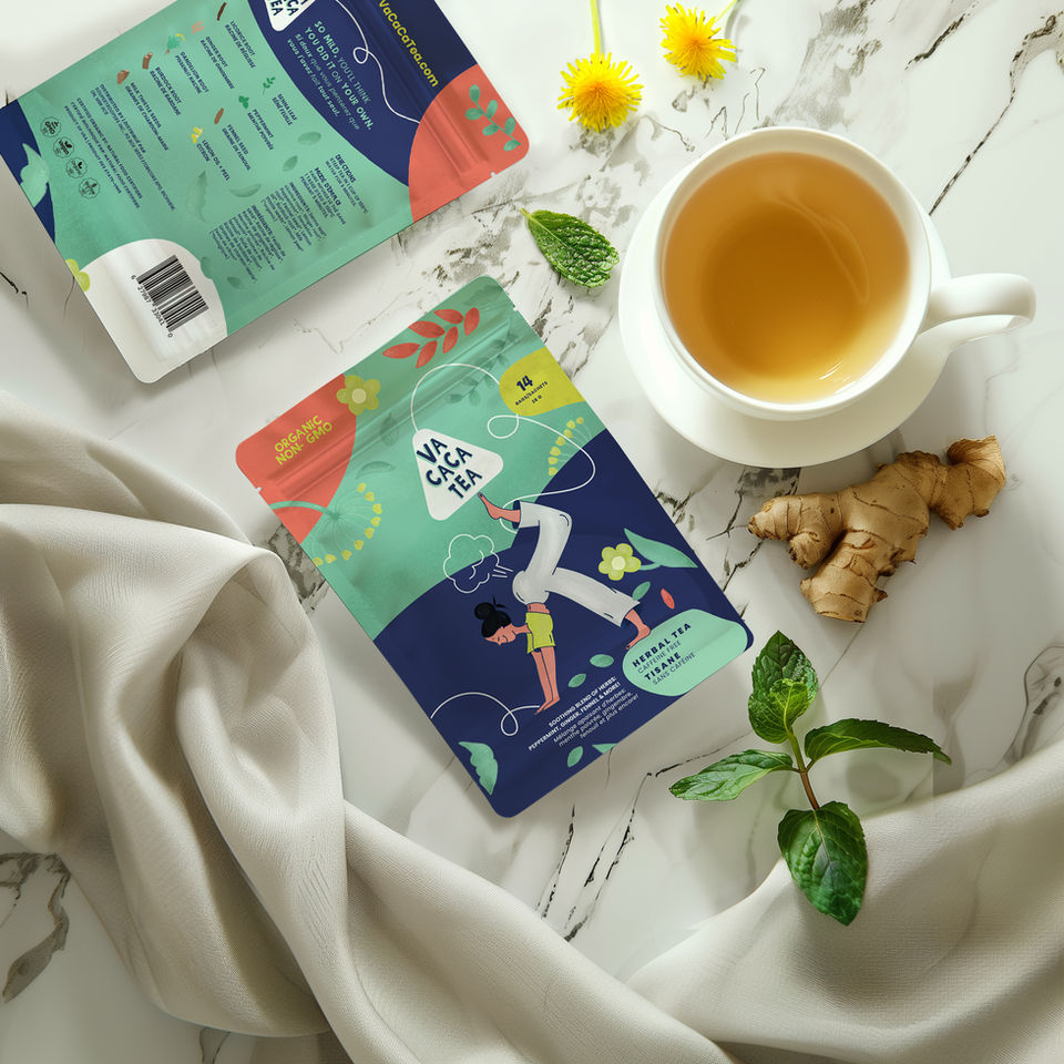 studio-zak - packaging - design - branding - vacaca tea - dietary tea