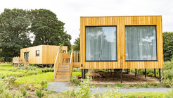 Celebrating the first anniversary of Unbox Poplar Lodges
