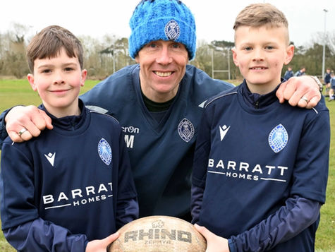 Barratt supports junior rugby team on Ireland tour