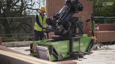 Robot-built housing scheme nears completion