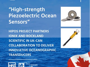 Ionix and Rockland launch innovative HiPOS project to advance ocean sensing
